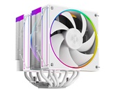 Кулер ID-COOLING FROZN A620 ARGB WHITE LGA1700/1200/115X/AM5/AM4 (6шт/кор, TDP 270W, PWM, черный, 6 тепл.трубок + медная база, DUAL ARGB FAN 120mm, белый) RET