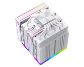 Кулер ID-COOLING FROZN A620 ARGB WHITE LGA1700/1200/115X/AM5/AM4 (6шт/кор, TDP 270W, PWM, черный, 6 тепл.трубок + медная база, DUAL ARGB FAN 120mm, белый) RET