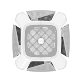 Корпус Geometric Future Model 2 The Ark White / mini tower, mATX / 1AM2AKWT00101