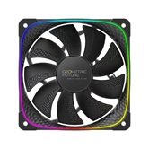 Вентилятор Geometric Future Squama 2503RB Single Pack / 120mm, 2000 RPM, 69.11 CFM, 30.92 dBA, 5V ARGB, Black, Reverse / 1F2503R112001