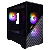 Корпус 1STPLAYER DK D7 Black / mATX / 3x120mm FRGB fans / D7-BK-3F1