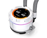 Комплект водяного охлаждения ID-COOLING SL360 XE WHITE LGA20XX/1700/1200/115X/AM5/AM4 (4шт/кор,TDP 350W, PWM, LCD Display, TRIPLE ARGB FAN 120mm, белый) RET