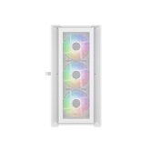 Корпус Powercase Alisio Micro X4W V2, Tempered Glass, 4х 120mm ARGB fans, ARGB HUB, белый, mATX  (CAMCXW-A4)
