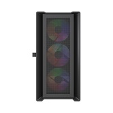 Корпус Powercase Alisio Micro X4B V2, Tempered Glass, 4х 120mm ARGB fans, ARGB HUB, чёрный, mATX  (CAMCXB-A4)