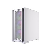 Корпус Powercase ByteFlow Micro White, Tempered Glass, 4х 120mm ARGB fans, ARGB HUB, белый, mATX  (CAMBFW-A4)