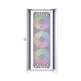Корпус Powercase ByteFlow Micro White, Tempered Glass, 4х 120mm ARGB fans, ARGB HUB, белый, mATX  (CAMBFW-A4)