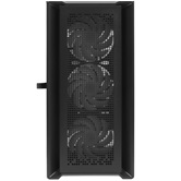 Корпус Powercase ByteFlow Micro Black, Tempered Glass, 4х 120mm ARGB fans, ARGB HUB, чёрный, mATX  (CAMBFB-A4)