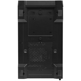 Корпус Powercase ByteFlow Micro Black, Tempered Glass, 4х 120mm ARGB fans, ARGB HUB, чёрный, mATX  (CAMBFB-A4)