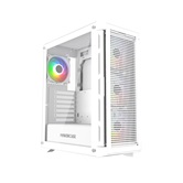 Корпус Powercase Ultimate White, Tempered Glass, 4x 120mm ARGB fans, ARGB HUB, белый, ATX  (CUW-A4)