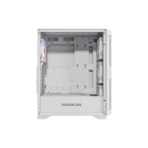 Корпус Powercase Ultimate White, Tempered Glass, 4x 120mm ARGB fans, ARGB HUB, белый, ATX  (CUW-A4)