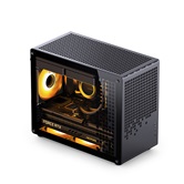 Корпус JONSBO Jonsplus Z20 Black, TG, mini-ITX, mATX, черный