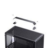 Корпус JONSBO Jonsplus Z20 Black, TG, mini-ITX, mATX, черный