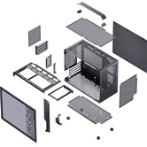 Корпус JONSBO Jonsplus Z20 Black, TG, mini-ITX, mATX, черный