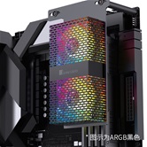 Радиатор для оперативной памяти JONSBO NF-2 ARGB Black (2x50mm ARGB FAN, черный, 4-pin, 3-pin 5V)