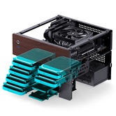Корпус JONSBO N4 Black, 1x120mm Fan, mini-ITX, SFX, черный