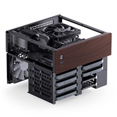 Корпус JONSBO N4 Black, 1x120mm Fan, mini-ITX, SFX, черный