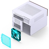 Корпус JONSBO N4 White, 1x120mm Fan, mini-ITX, SFX, белый