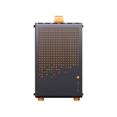 Корпус JONSBO Jonsplus Z20 Orange/Black, TG, mini-ITX, mATX, черно-оранжевый