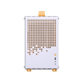 Корпус JONSBO Jonsplus Z20 Orange/White, TG, mini-ITX, mATX, бело-оранжевый