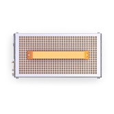 Корпус JONSBO Jonsplus Z20 Orange/White, TG, mini-ITX, mATX, бело-оранжевый