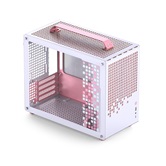 Корпус JONSBO Jonsplus Z20 Pink/White, TG, mini-ITX, mATX, бело-розовый