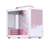 Корпус JONSBO Jonsplus Z20 Pink/White, TG, mini-ITX, mATX, бело-розовый
