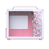 Корпус JONSBO Jonsplus Z20 Pink/White, TG, mini-ITX, mATX, бело-розовый