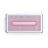 Корпус JONSBO Jonsplus Z20 Pink/White, TG, mini-ITX, mATX, бело-розовый