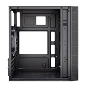 Корпус 1STPLAYER FIREBASE X1 Black / mATX / 3x120mm FRGB fans / X1-BK-3F1