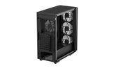 Корпус Deepcool MATREXX 55 V4, TG, 3x140mm ARGB Fan, 1x120mm ARGB Fan, mini-ITX, mATX, ATX, черный