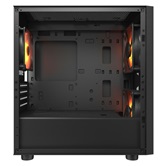 Корпус Cougar Uniface Mini RGB  2х140mm + 1x120mm ARGB Fan, ARGB Fan Hub, без БП, черный, mATX / CGR-55C9B-RGB
