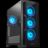 Корпус CHIEFTEC APEX GA-01B-TG-OP, TG, 3x120mm Fan, mini-ITX, mATX, ATX, E-ATX, черный