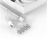 Вентилятор ID-COOLING AS-120-W 120x120x25мм (60шт./кор, PWM, резиновые углы, белый, 300-2000об/мин, супертихий)  BOX