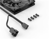 Вентилятор ID-COOLING TF-9215-K 92x92x15мм (80шт./кор, PWM, 4pin, черный, резиновые углы, 800-2800об/мин)  BOX