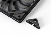 Вентилятор ID-COOLING TF-9215-K 92x92x15мм (80шт./кор, PWM, 4pin, черный, резиновые углы, 800-2800об/мин)  BOX