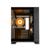 Корпус CHIEFTEC VISIO GM-30B-TG-OP, TG (aquarium), 6x120mm ARGB Fan, mini-ITX, mATX, ATX, черный