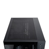 Корпус CHIEFTEC VISIO GM-30B-TG-OP, TG (aquarium), 6x120mm ARGB Fan, mini-ITX, mATX, ATX, черный