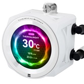 Система водяного охлаждения Thermalright Core Vision 360 White ARGB / 3x120mm ARGB PWM Fans / TRCV360AW