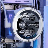 Система водяного охлаждения Thermalright Core Vision 360 White ARGB / 3x120mm ARGB PWM Fans / TRCV360AW