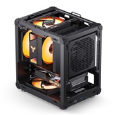 Корпус JONSBO C6-ITX Black, mini-ITX, черный