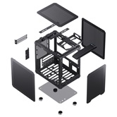 Корпус JONSBO C6-ITX Black, mini-ITX, черный