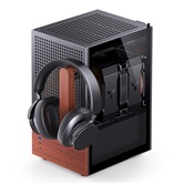 Корпус JONSBO T6 Black, TG, mini-ITX, черный