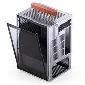 Корпус JONSBO T6 Silver, TG, mini-ITX, серебристый