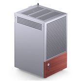 Корпус JONSBO T6 Silver, TG, mini-ITX, серебристый