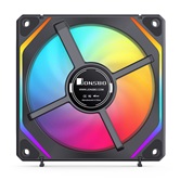 Вентилятор JONSBO ZL-120B(3 in 1) Black 120х120х25мм (24шт/кор, ARGB LED, 800-1800об/мин, черный) Retail