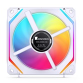 Вентилятор JONSBO ZL-120W(3 in 1) White 120х120х25мм (24шт/кор, ARGB LED, 800-1800об/мин, белый) Retail