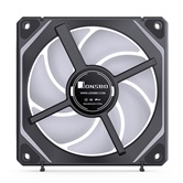 Вентилятор JONSBO ZL-120BR(3 in 1) Black 120х120х25мм REVERSE (24шт/кор, ARGB LED, 800-1800об/мин, черный) Retail