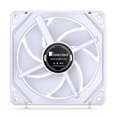 Вентилятор JONSBO ZL-120WR(3 in 1) White 120х120х25мм REVERSE (24шт/кор, ARGB LED, 800-1800об/мин, белый) Retail