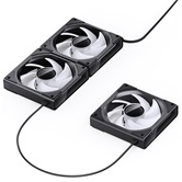 Вентилятор JONSBO ZK-120B(3 in 1) Black 120х120х25мм (24шт/кор, ARGB LED, 800-2200об/мин, черный) Retail