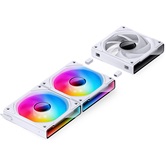 Вентилятор JONSBO ZK-120W(3 in 1) White 120х120х25мм (24шт/кор, ARGB LED, 800-2200об/мин, белый) Retail